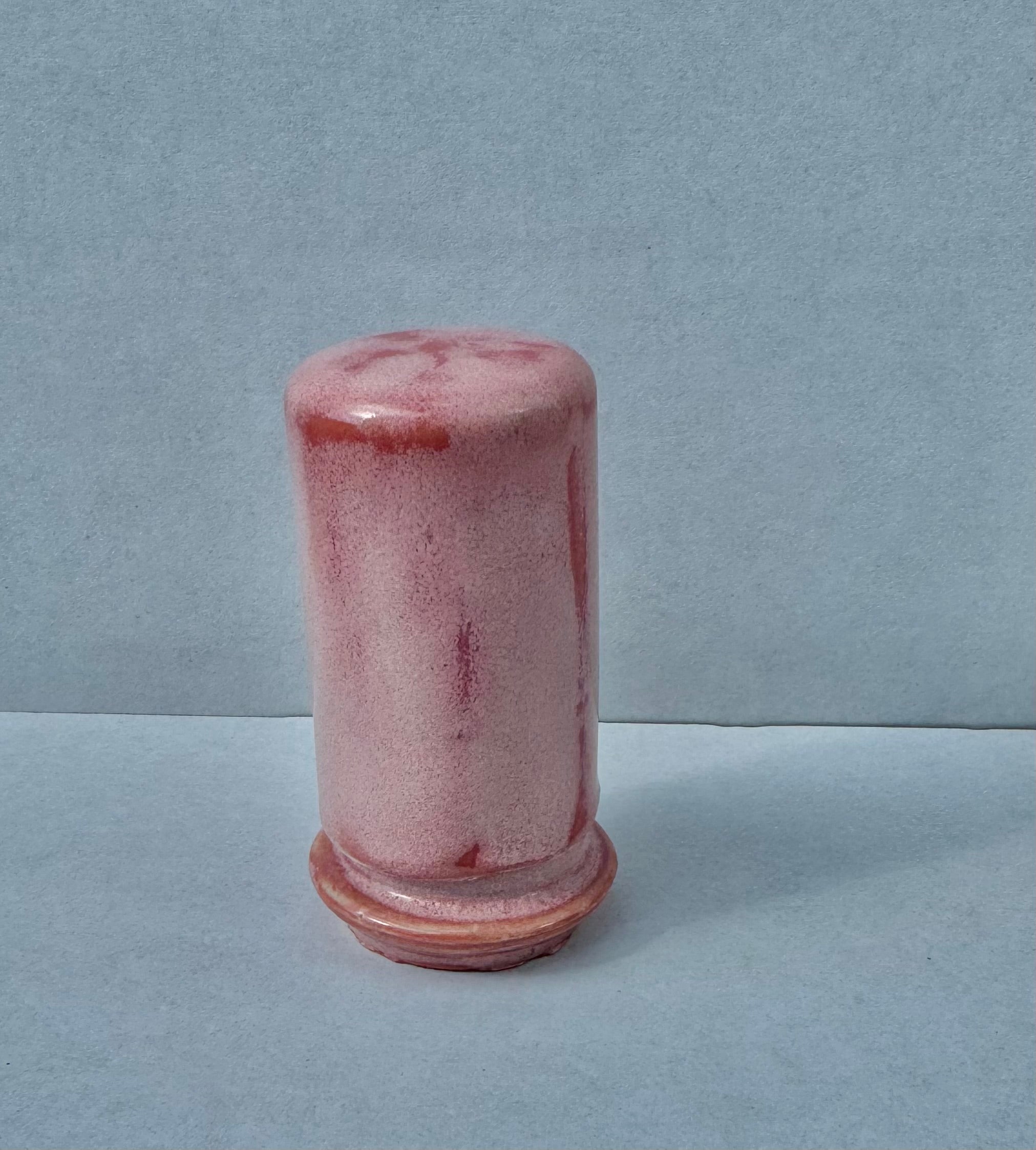 Ceramic Matchstick Holder, handmade, pink, rose, sea salt, speckled blue