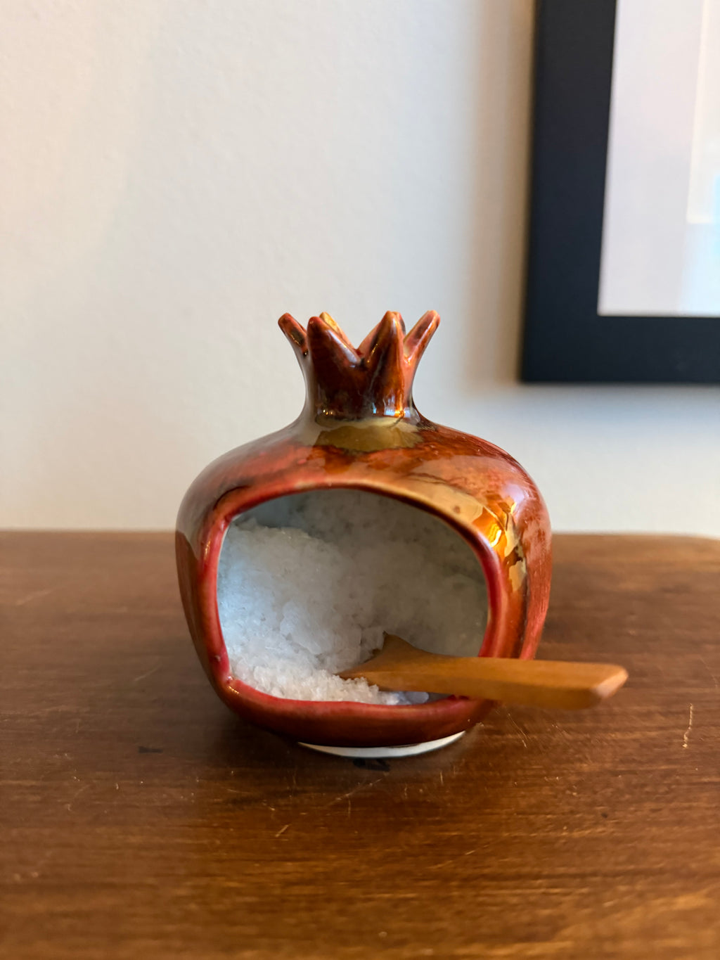 Pomegranate  salt cellar, salt pig