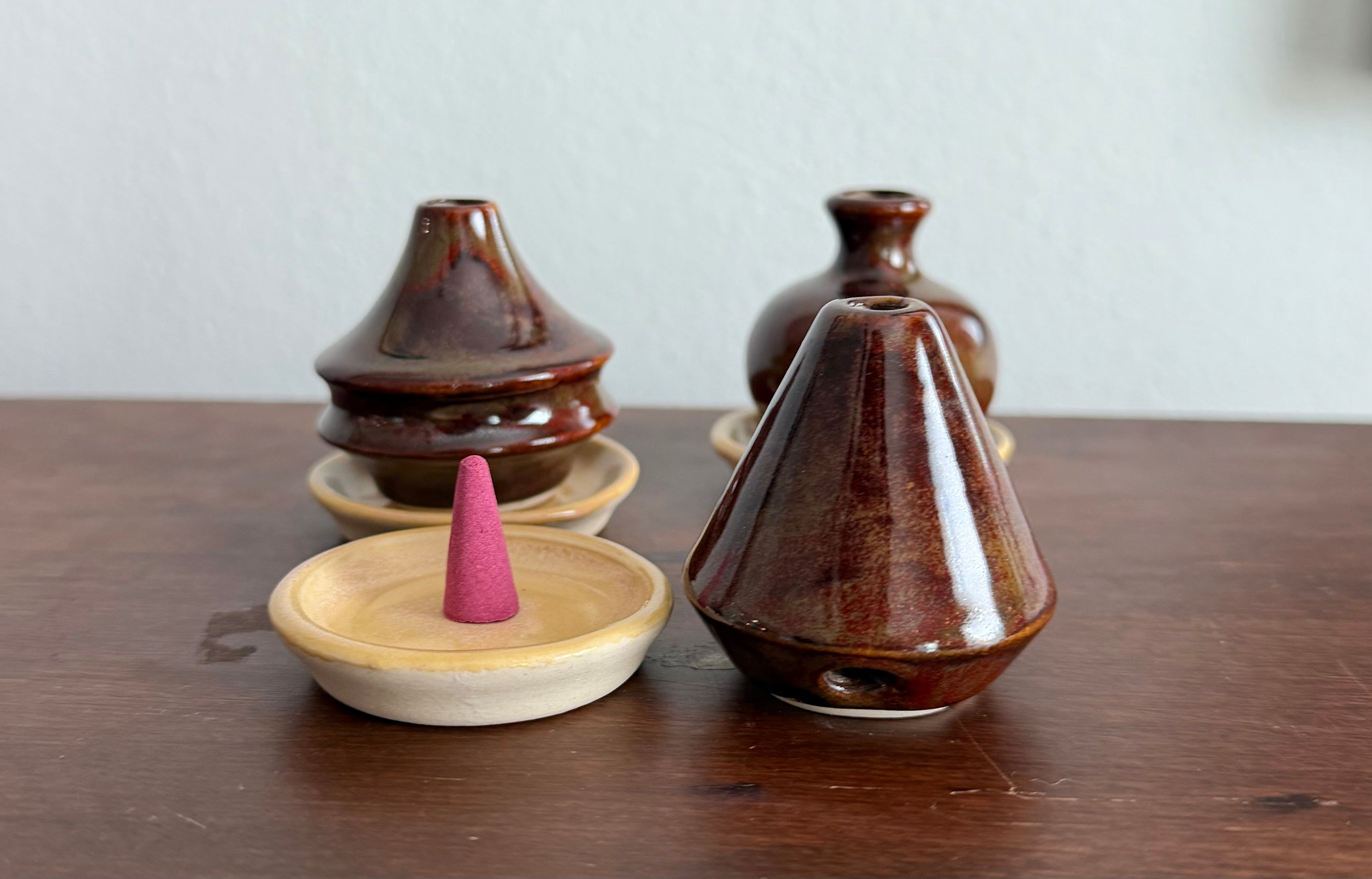 Small Ceramic Incense Cone Burner