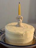 Woman Bust, Roman, statue, cake topper, candle holder