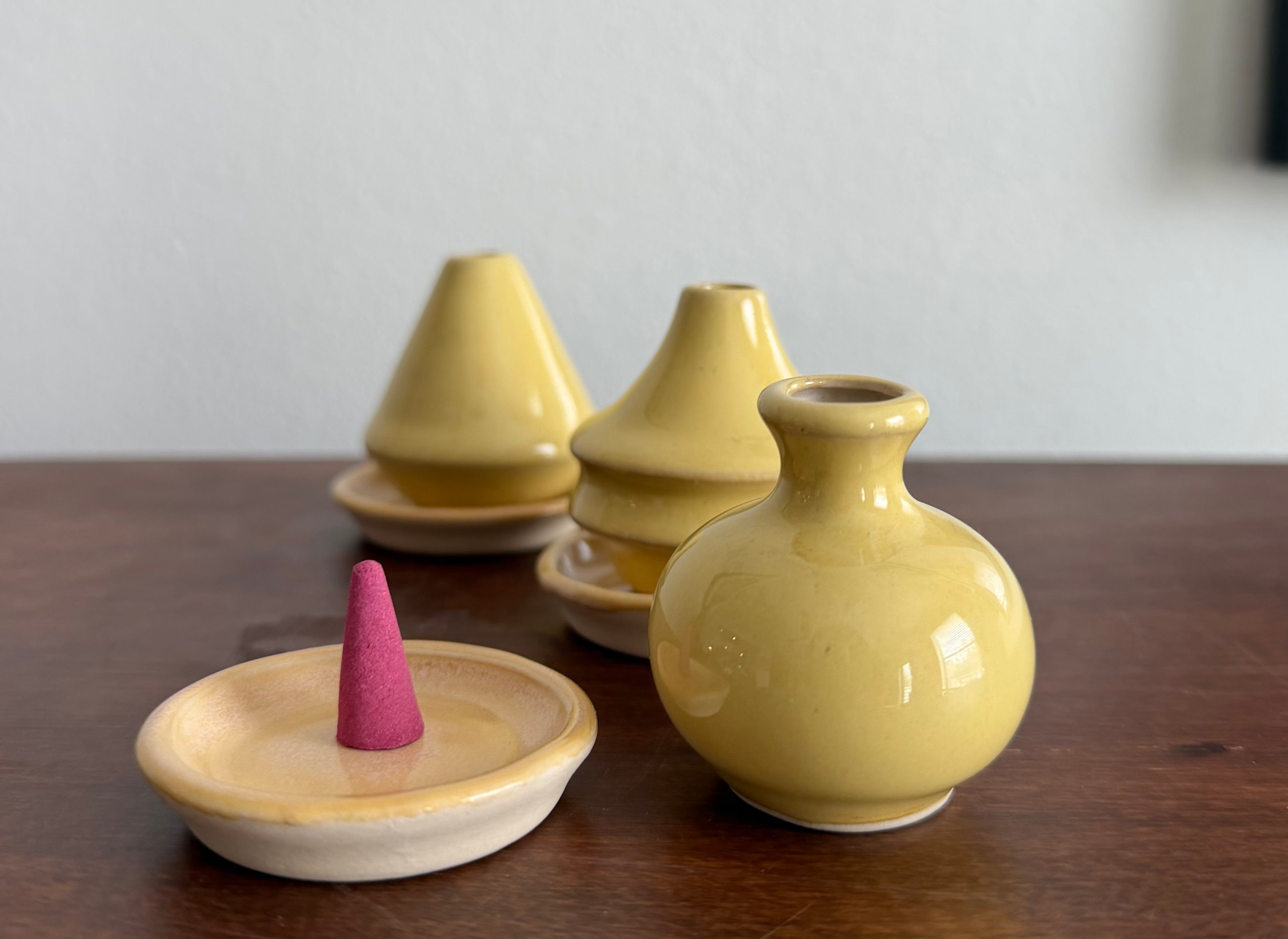 Small Ceramic Incense Cone Burner