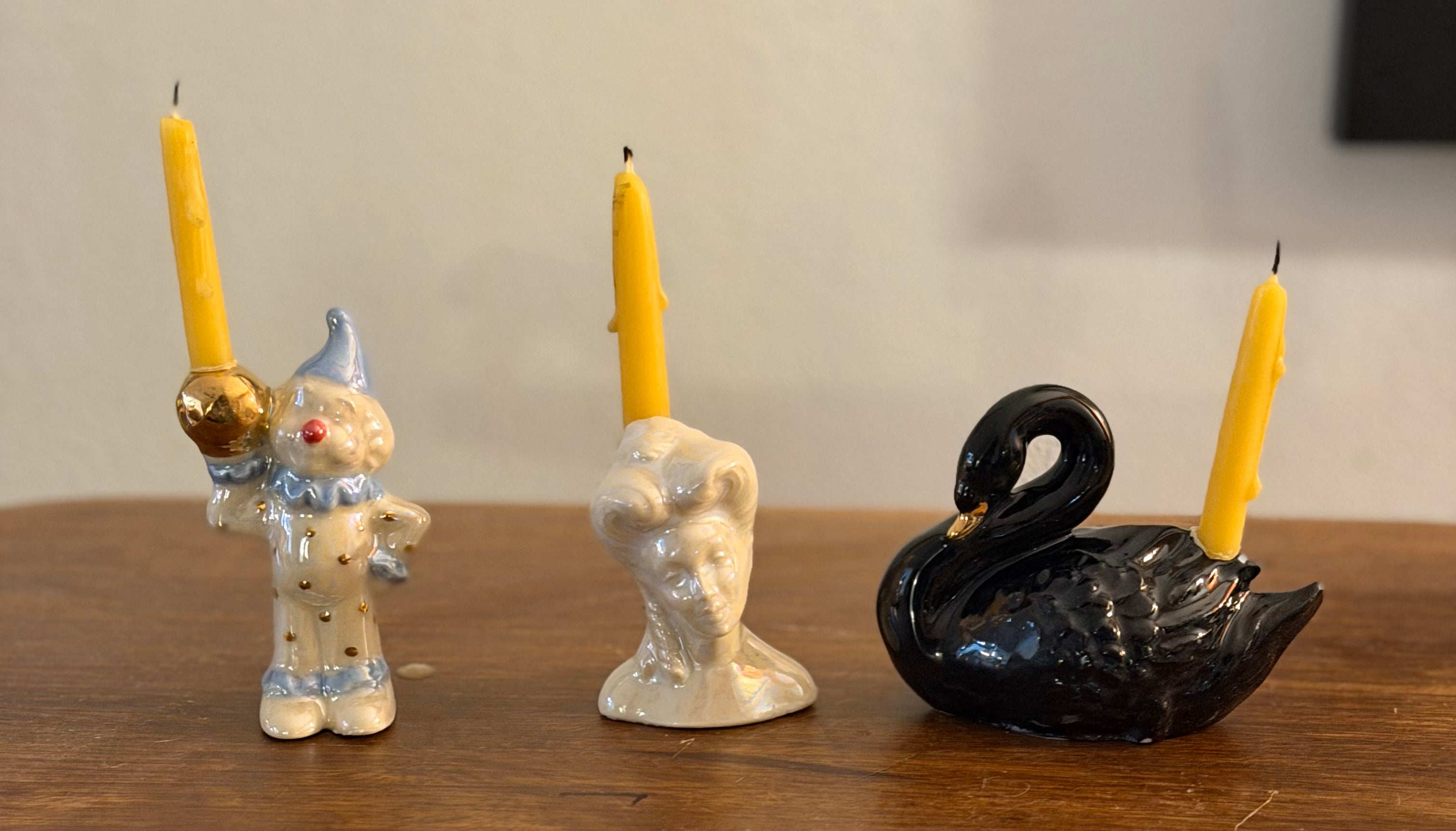 Woman Bust, Roman, statue, cake topper, candle holder