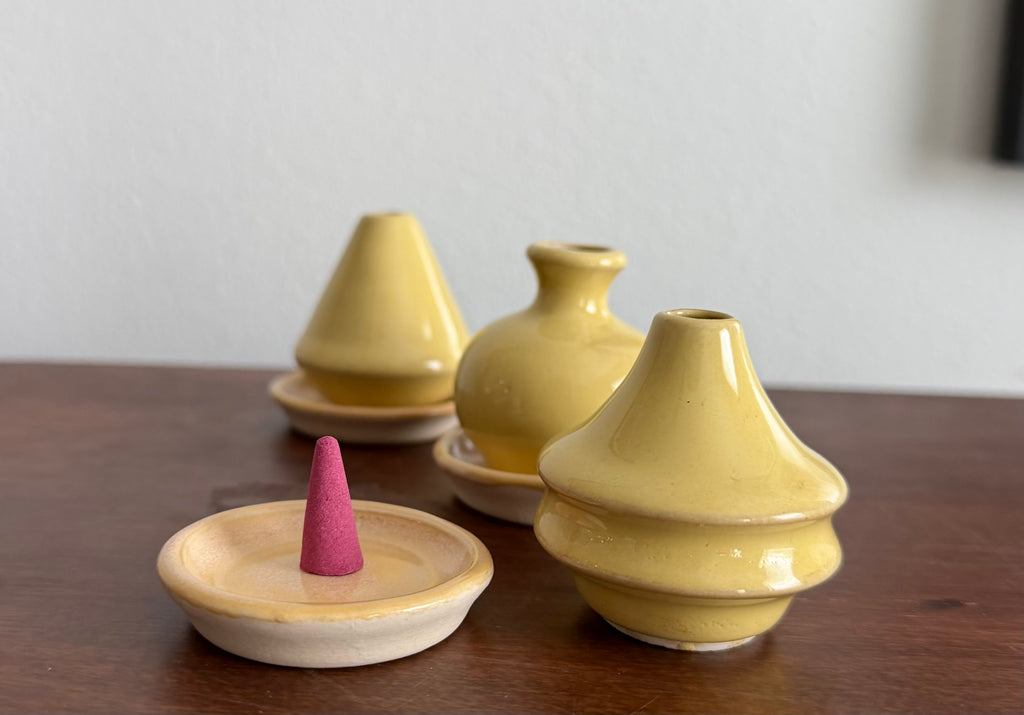 Small Ceramic Incense Cone Burner