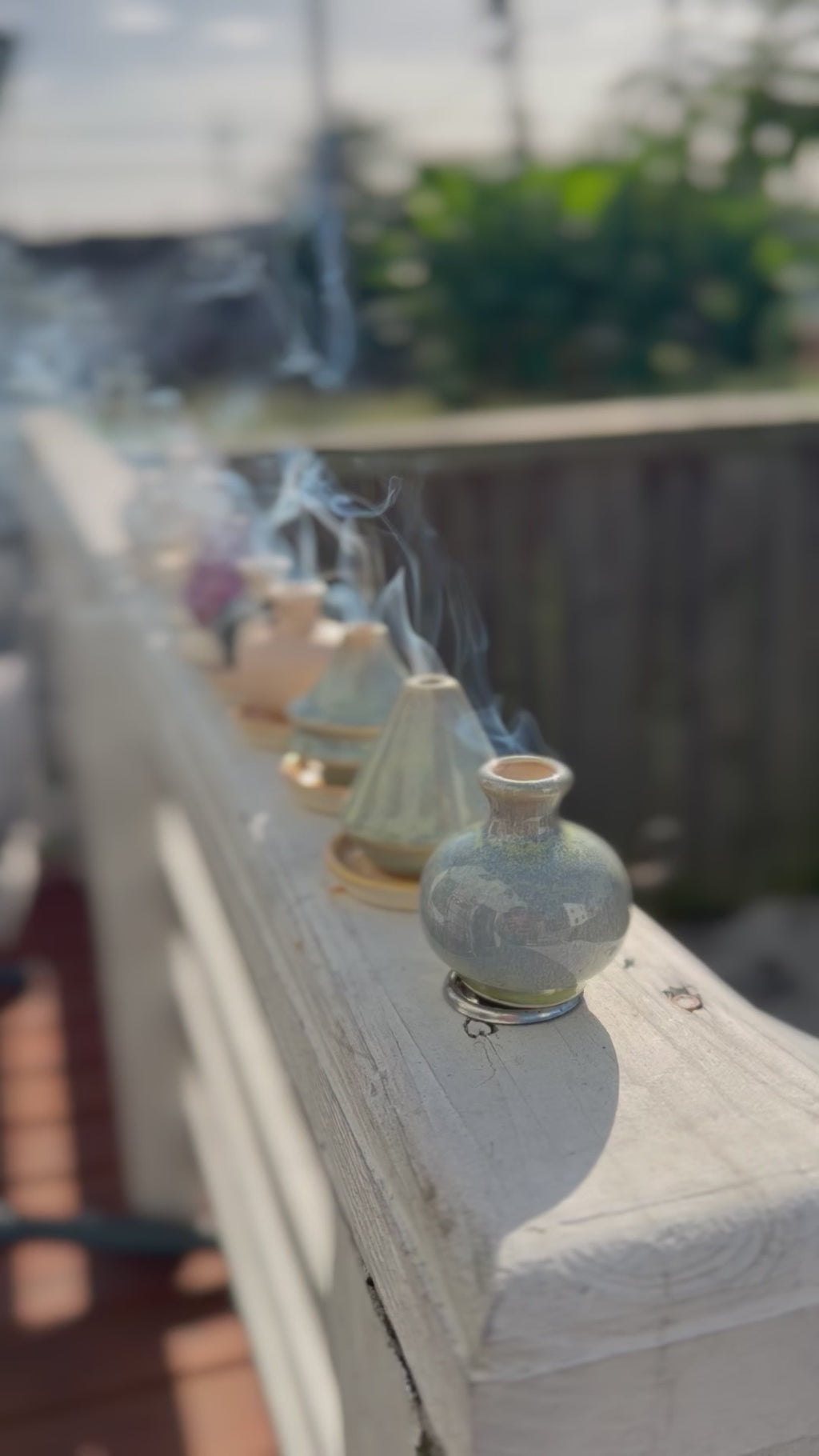 Small Ceramic Incense Cone Burner