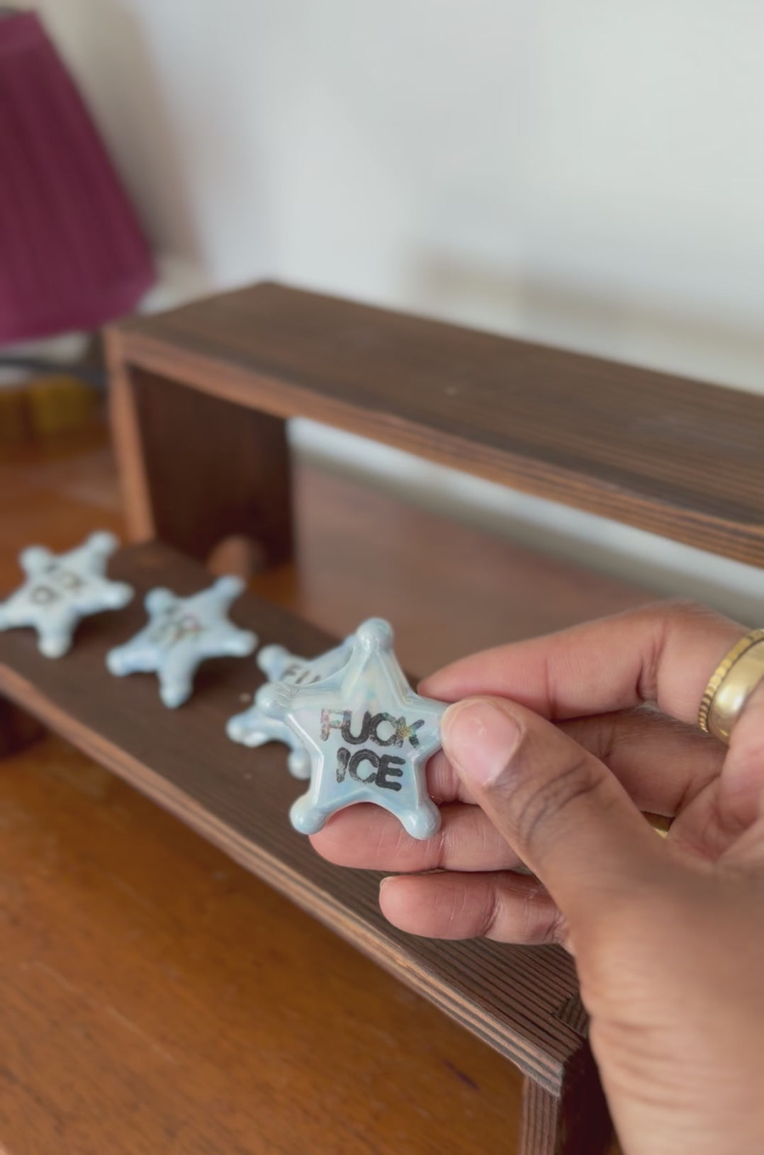 Ceramic “ F ICE”, “F DT” buttons