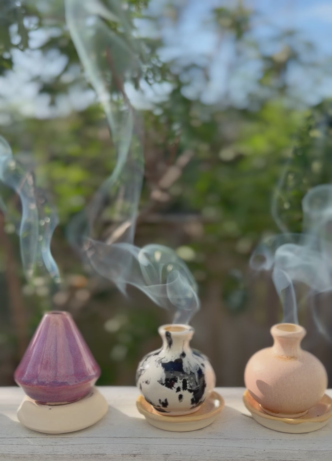 Small Ceramic Incense Cone Burner